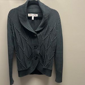 Bass cable knit cardigan sweater